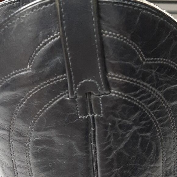 J. CHISHOLM Black Leather Boots - Picture 3 of 16